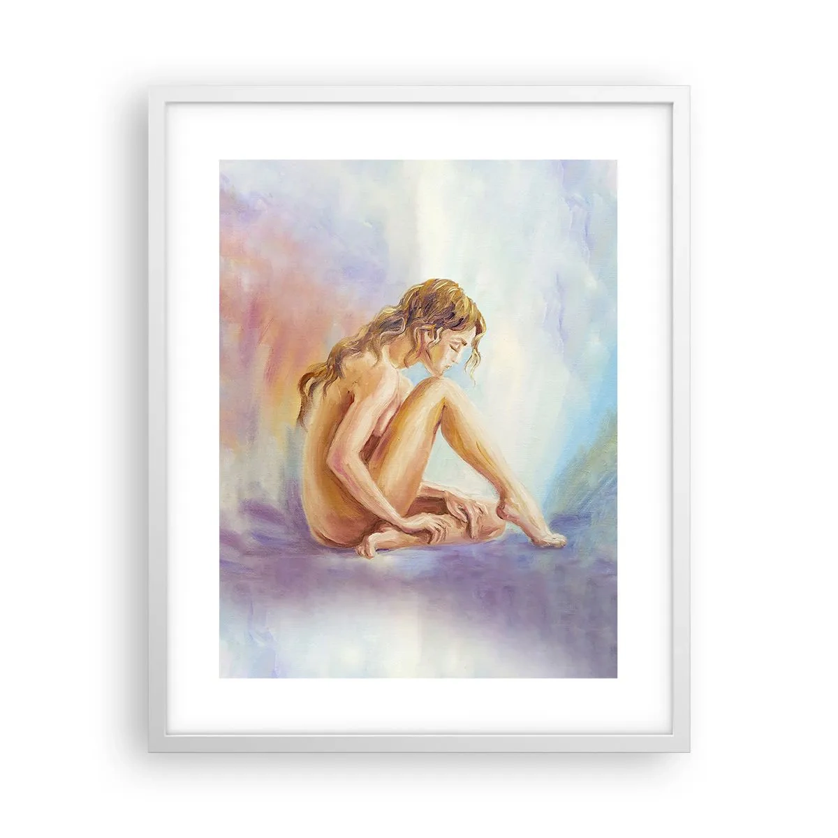 Affisch i vit ram - Kärlekens akt - 40x50 cm