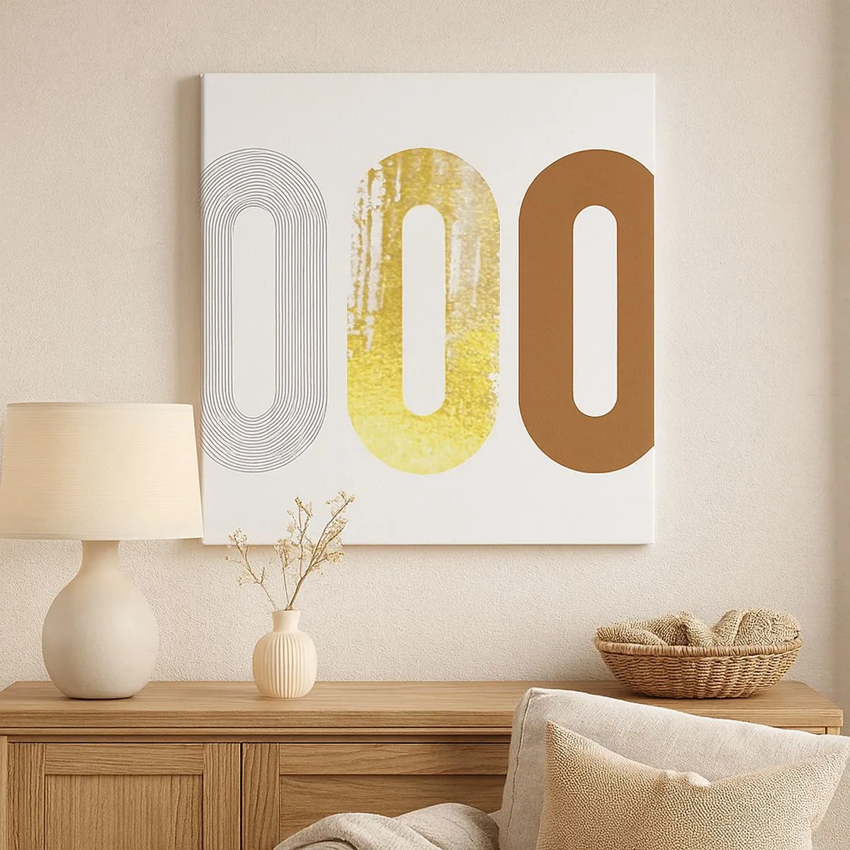 Canvastavla - Bild på duk - Ooo! - 30x30 cm