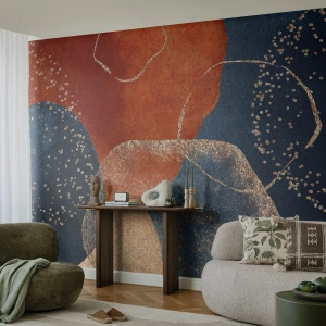 Självhäftande Fototapet Deluxe Sticker - Existensens lätthet - Abstraktion, Bit, Modern konst - 350x256 cm