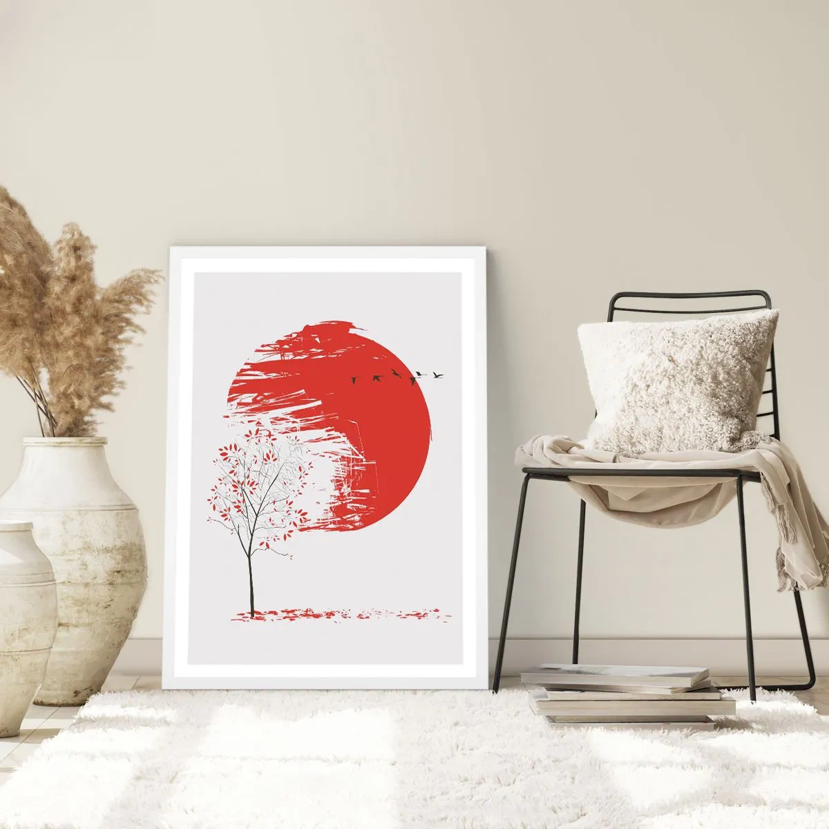 Affisch i vit ram - Känner du igen det här landet? - 61x91 cm