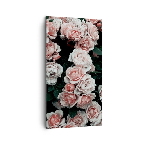 Canvastavla - Bild på duk - Rosansamble - 45x80 cm