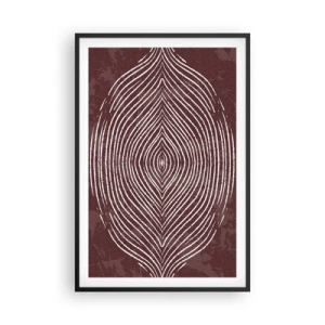 Affisch i svart ram - Rymden talar - 61x91 cm