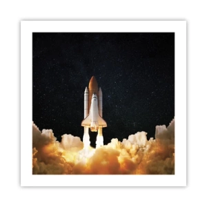 Affisch - Ad astra! - 50x50 cm