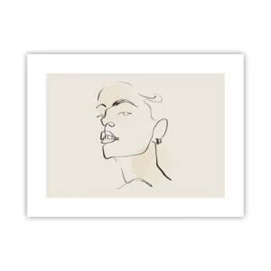 Affisch - Stolt blick - 40x30 cm