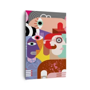 Canvastavla - Bild på duk - Vi är från Picasso - 80x120 cm