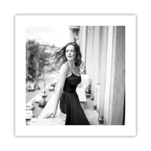 Affisch - Säkert en Parisbo - 40x40 cm