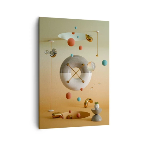 Canvastavla - Bild på duk - Vad som helst kan hända - 50x70 cm