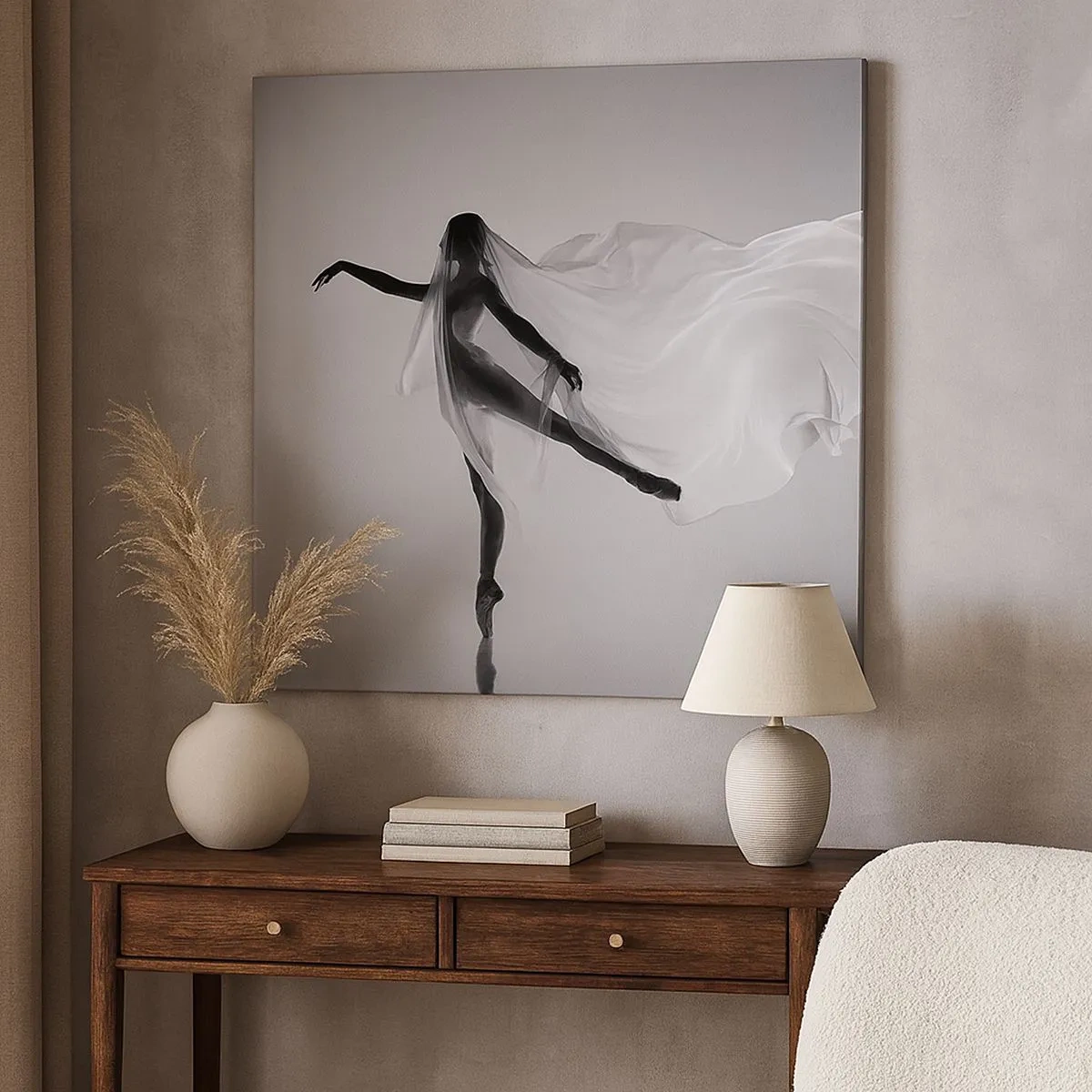 Canvastavla - Bild på duk - Lätthet och grace - 30x30 cm