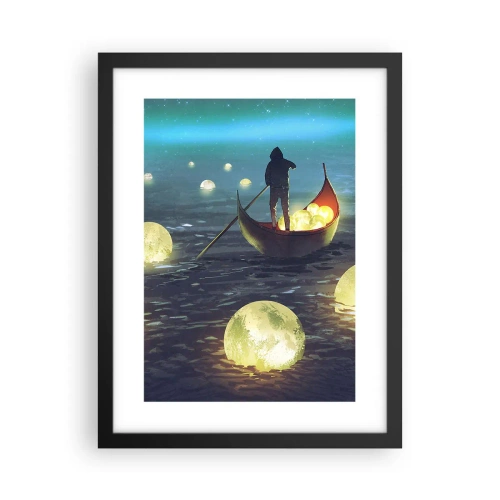 Affisch i svart ram - Saker som filosoferna inte drömt om - 30x40 cm