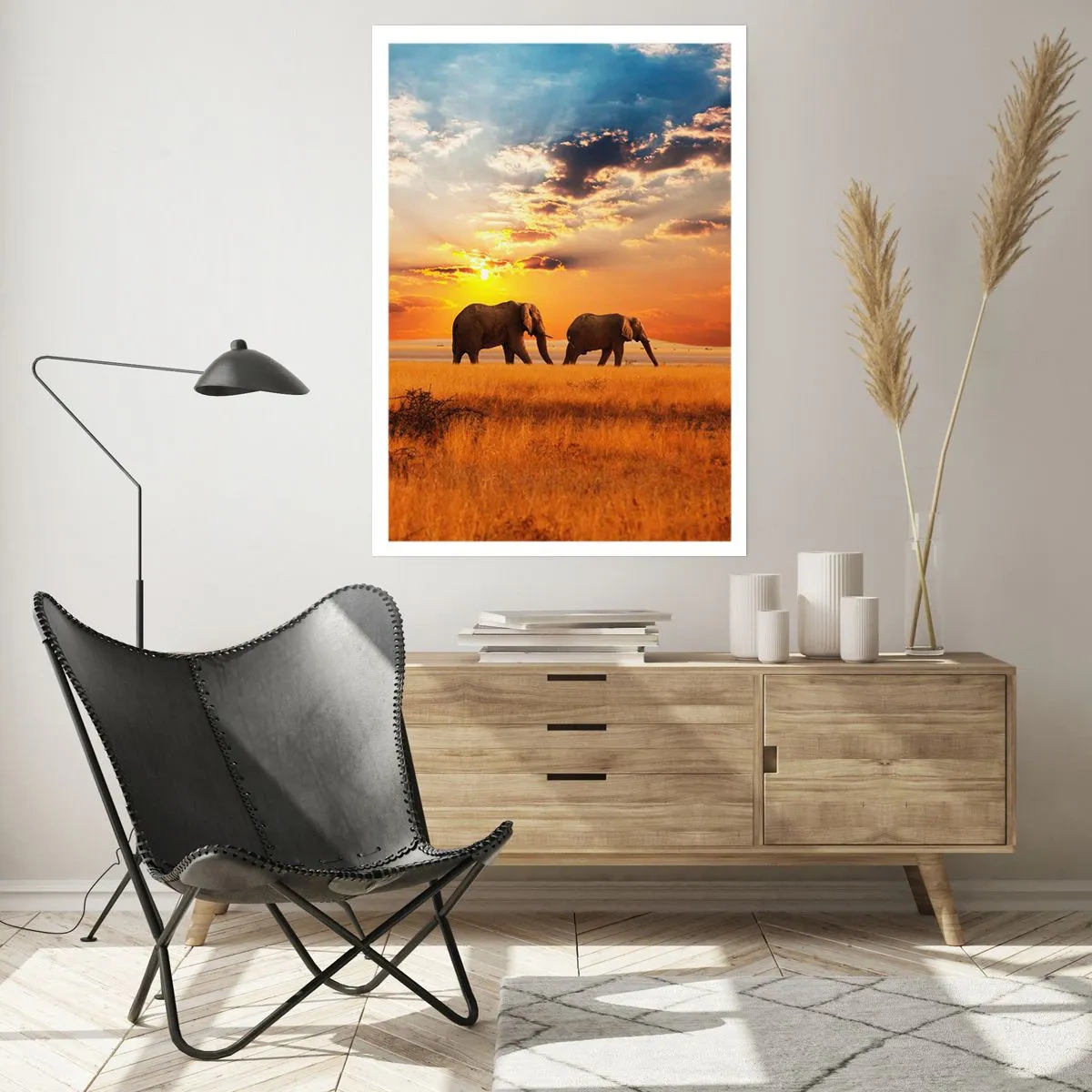 Affisch - Familjepromenad - 30x40 cm