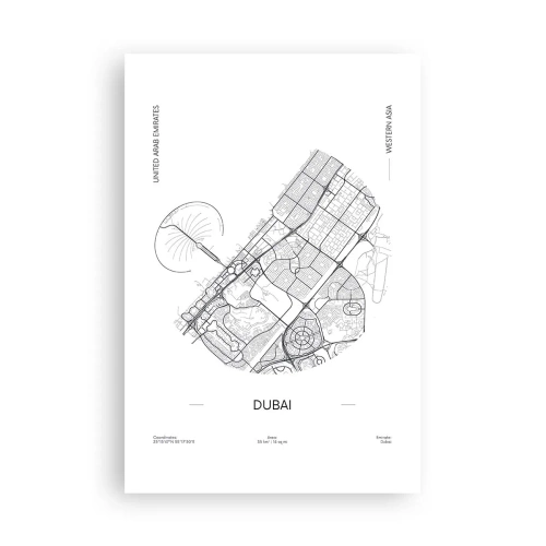 Affisch - Dubais anatomi - 61x91 cm