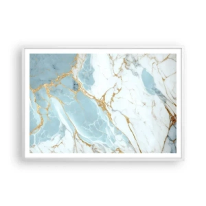 Affisch i vit ram - Stenrikedom - 100x70 cm