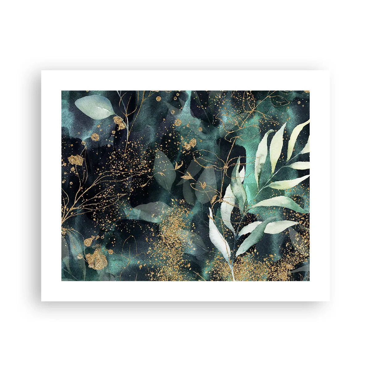 Affisch - Förtrollad trädgård - 50x40 cm