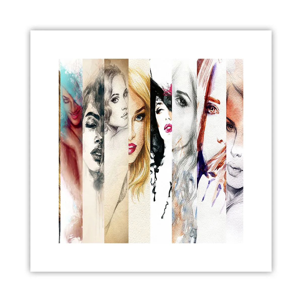 Affisch - Det är alltid DU - 30x30 cm