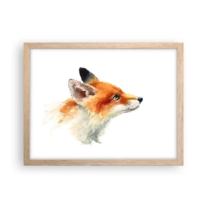 Affisch i ram av ljusek - Försiktighet skadar aldrig - 40x30 cm