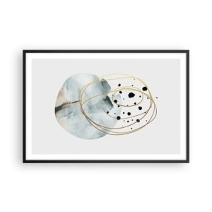 Affisch i svart ram - I rummets famn - 91x61 cm