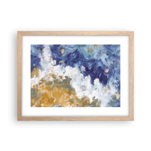 Affisch i ram av ljusek - Elementens dans - 40x30 cm
