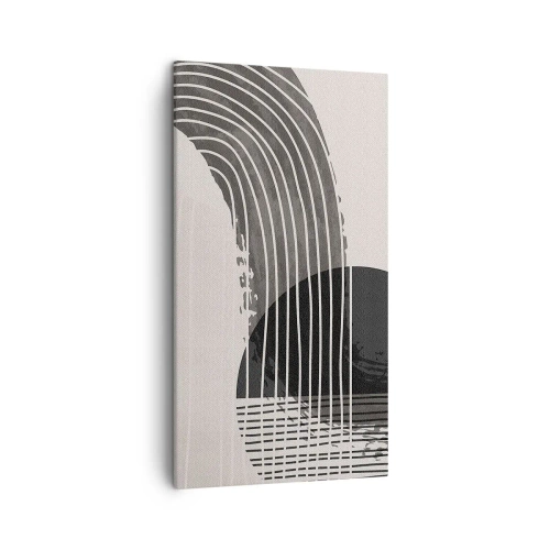 Canvastavla - Bild på duk - Dit och tillbaka - 45x80 cm