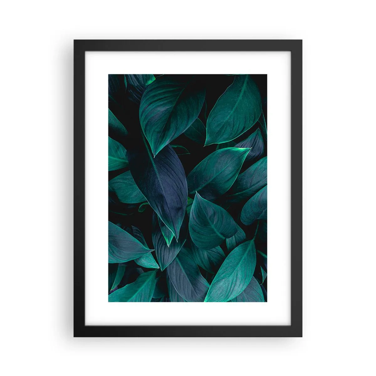 Affisch i svart ram - Grönskan själv - 30x40 cm