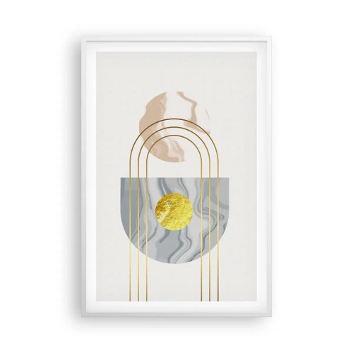Affisch i vit ram - Ljushet och sken - 61x91 cm