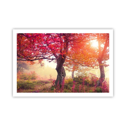 Affisch - Våldsam blommande - 91x61 cm