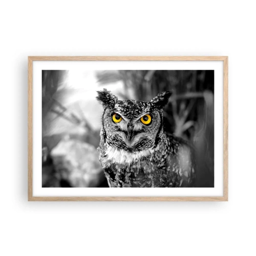 Affisch i ram av ljusek - Inget kommer undan - 70x50 cm