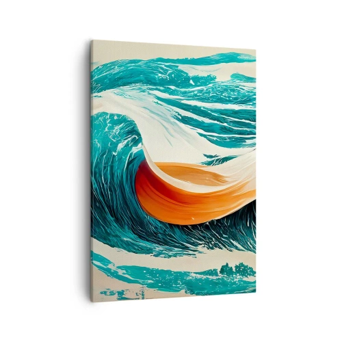 Canvastavla - Bild på duk - Surfarens dröm - 50x70 cm