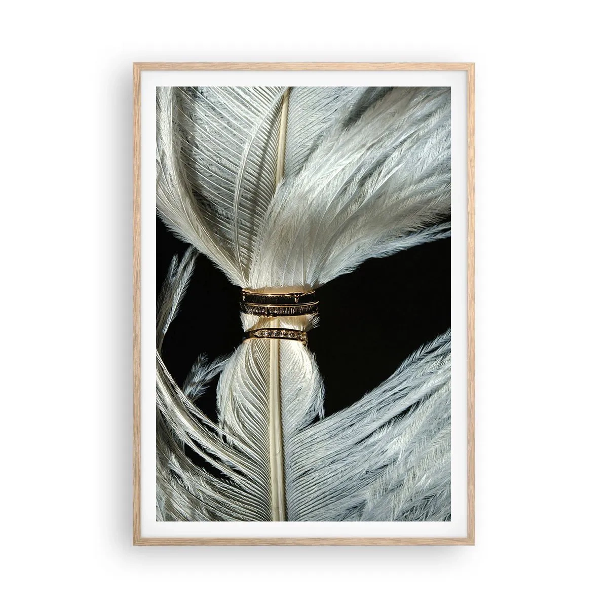 Affisch i ram av ljusek - ...och jag lämnar inte dig… - 70x100 cm