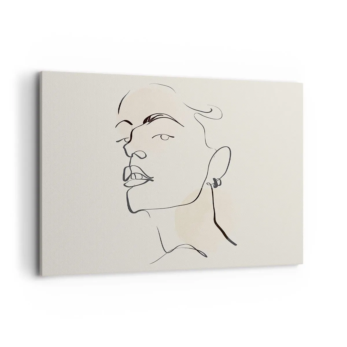 Canvastavla - Bild på duk - Stolt blick - 100x70 cm