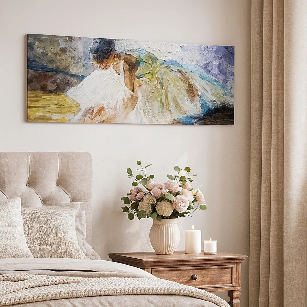 Canvastavla - Bild på duk - Från Degas tavla - 30x30 cm