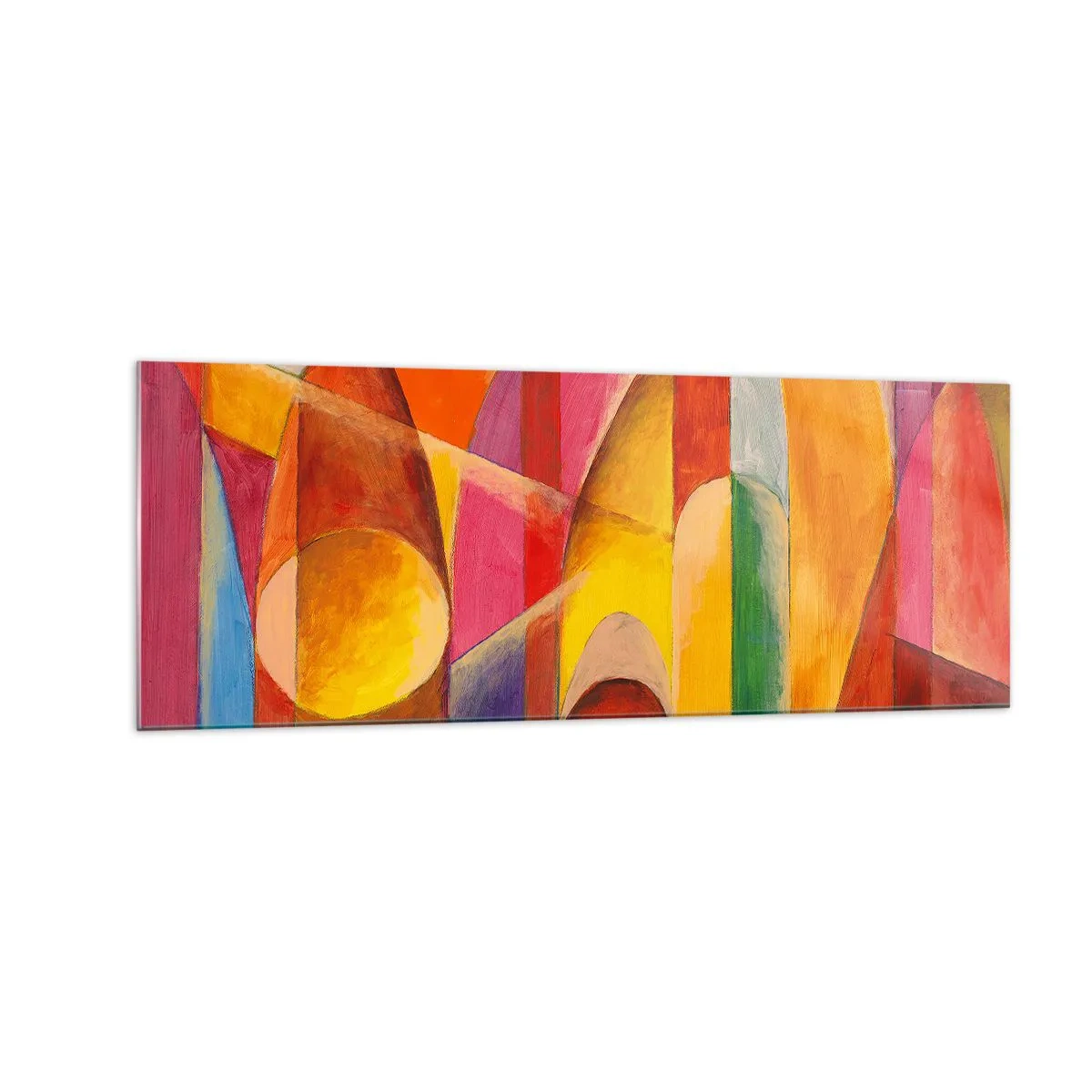 Glastavla - Bild på glas - Solens domkyrka - 140x50 cm