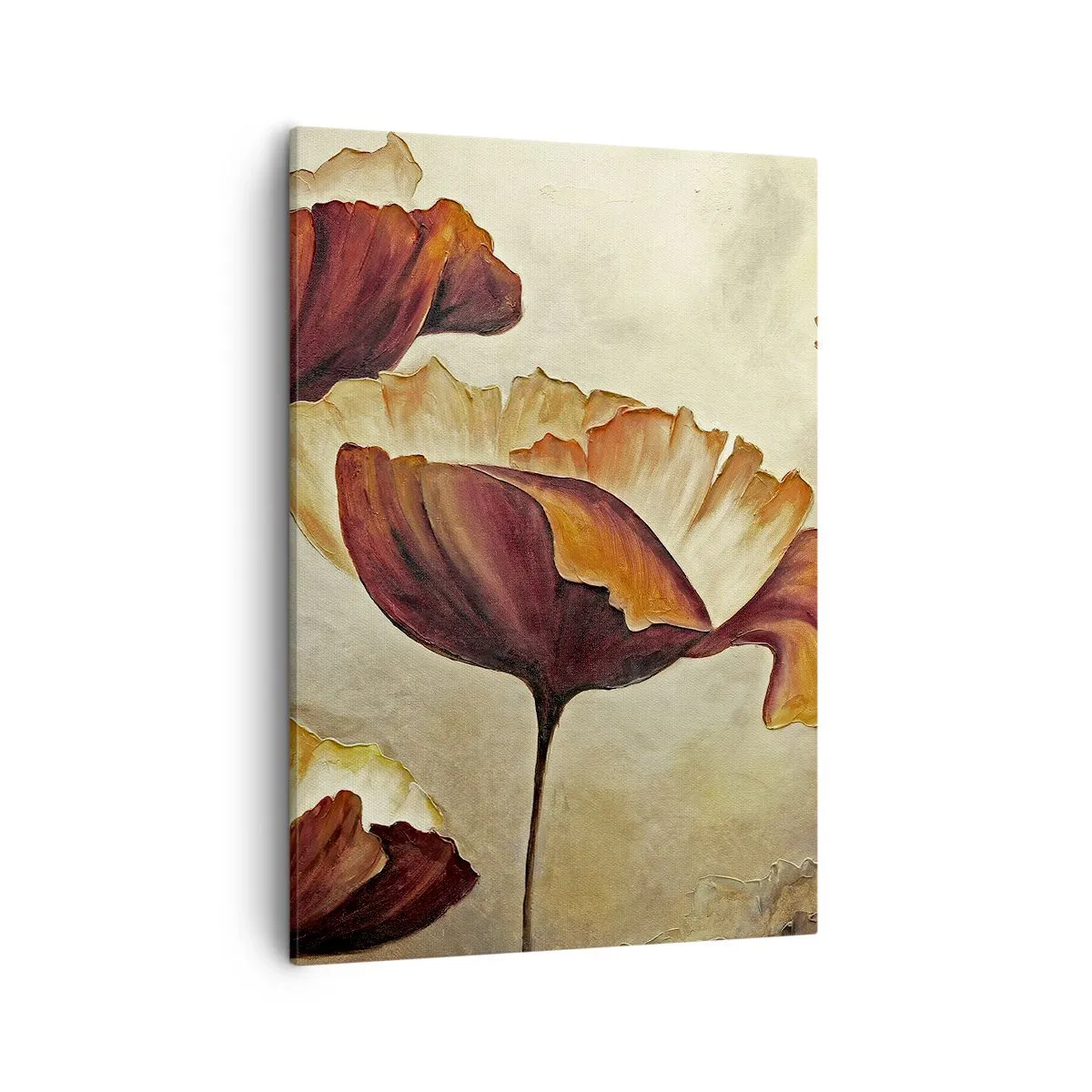 Canvastavla - Bild på duk - Ängsblommor - 50x70 cm