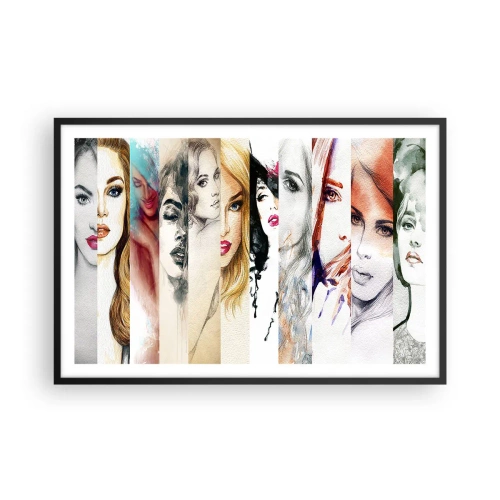 Affisch i svart ram - Det är alltid DU - 91x61 cm