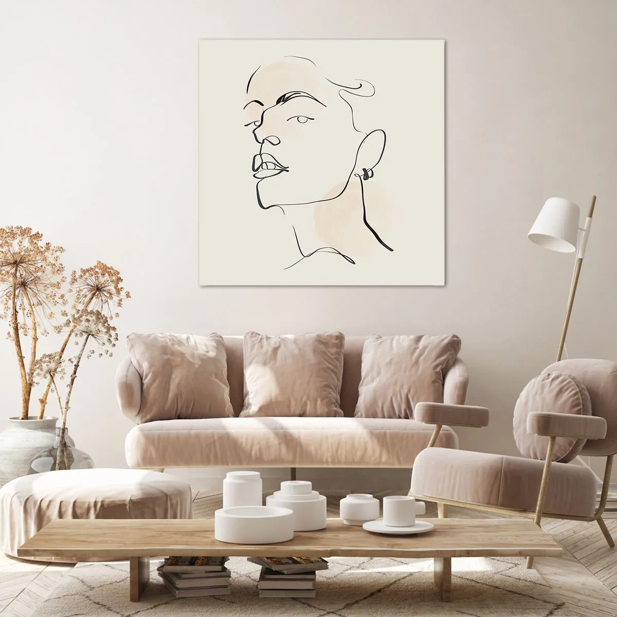 Canvastavla - Bild på duk - Stolt blick - 40x40 cm