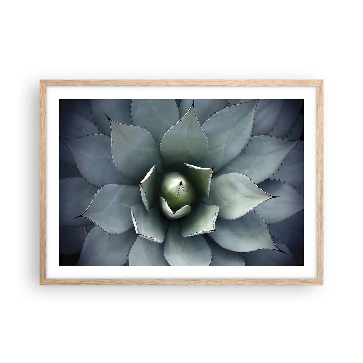 Affisch i ram av ljusek - Lockar och varnar - 70x50 cm