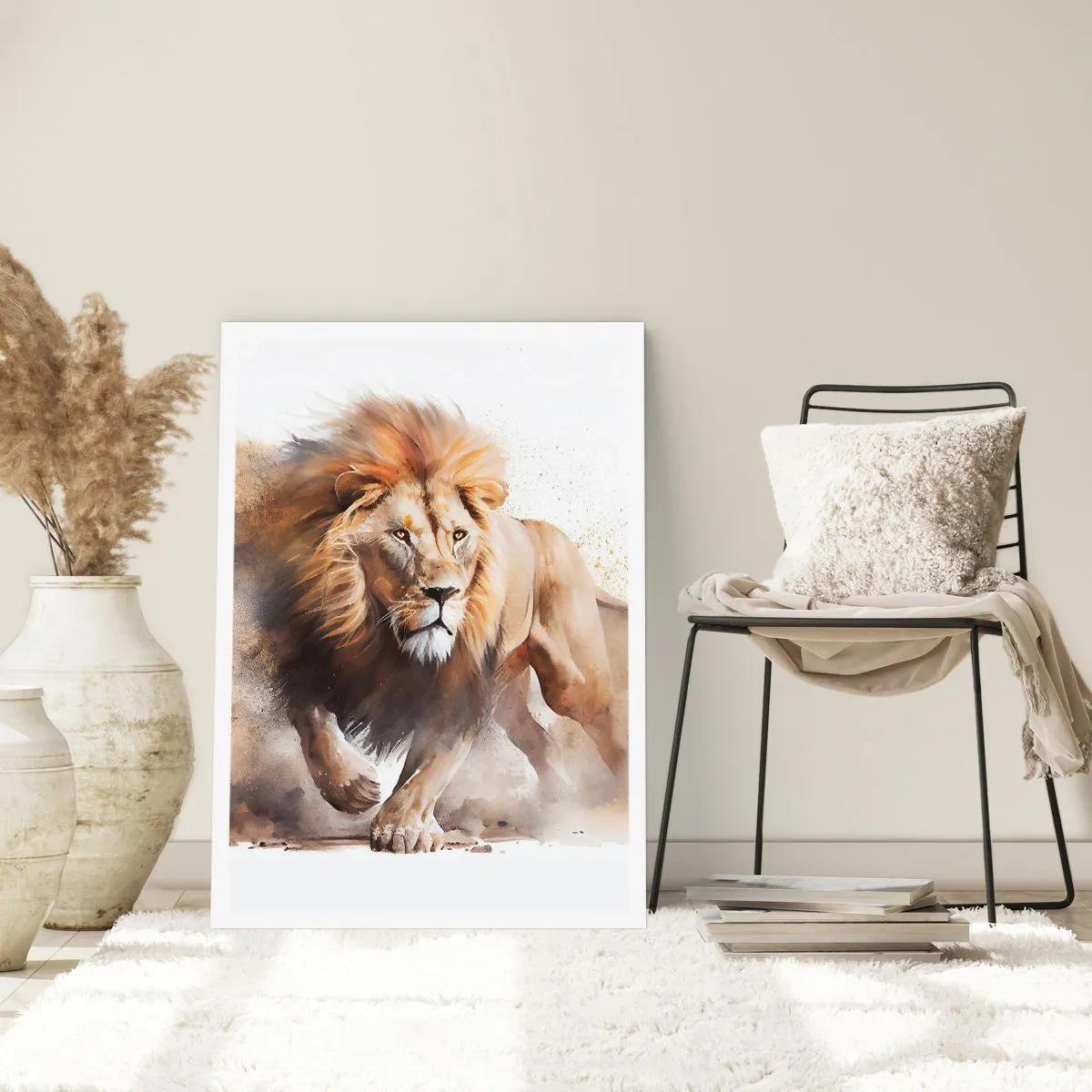 Affisch - Kungen har gett sig av - 30x40 cm