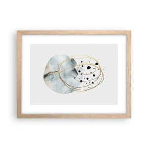 Affisch i ram av ljusek - I rummets famn - 40x30 cm