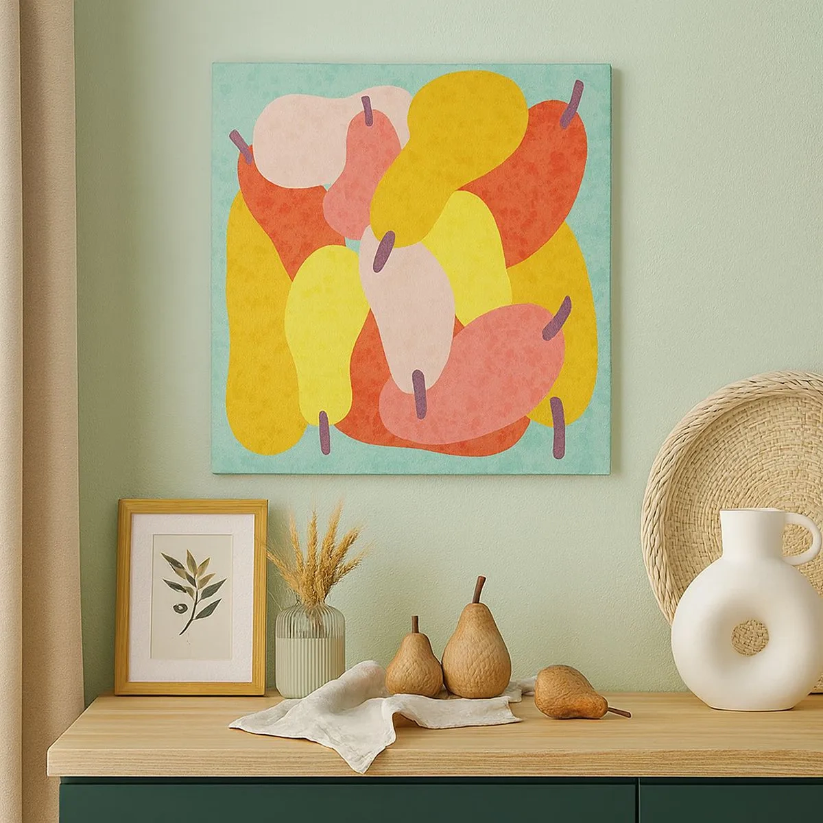 Canvastavla - Bild på duk - Smaka på sommarsolen - 30x30 cm