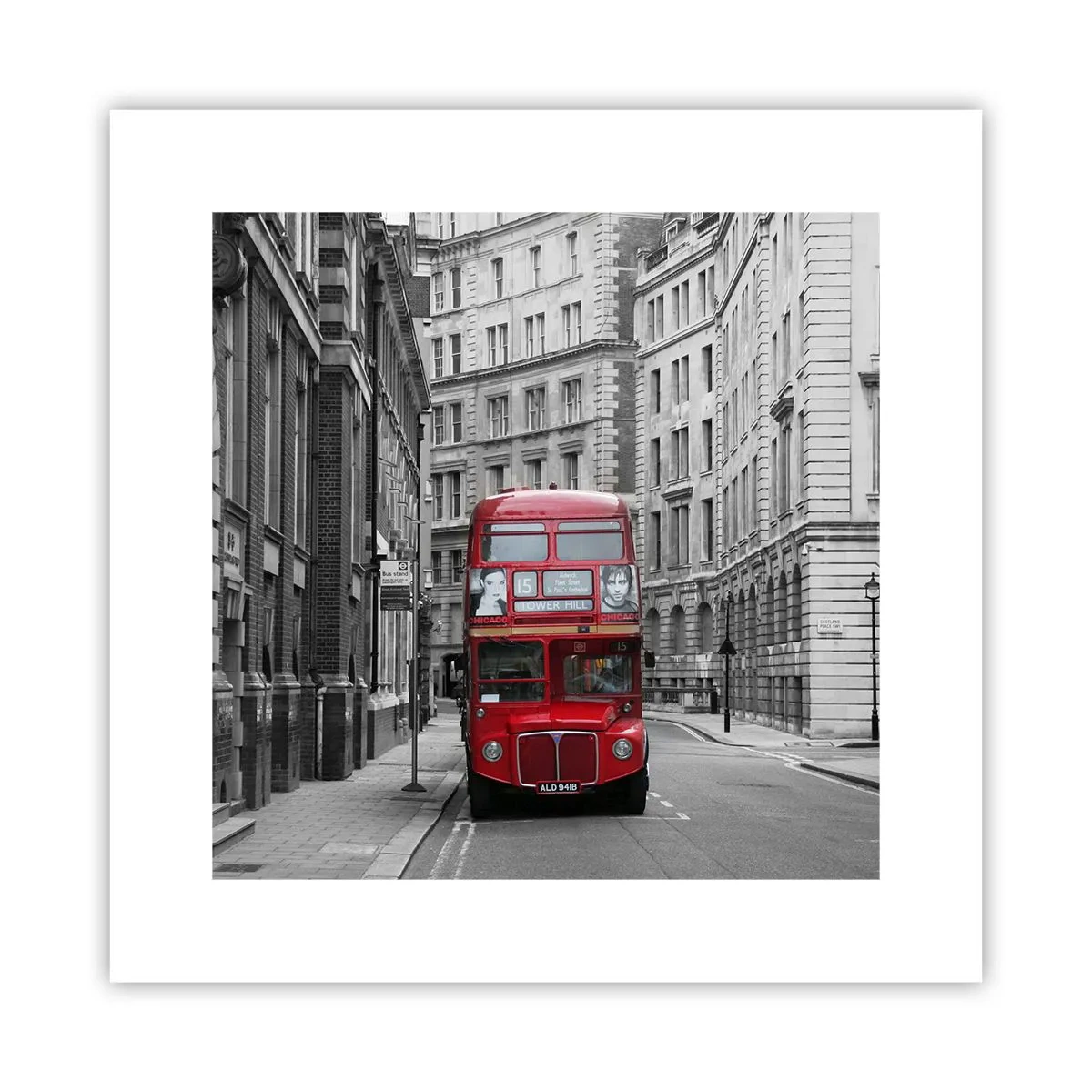 Affisch - Vardagen behöver inte vara grå - 30x30 cm