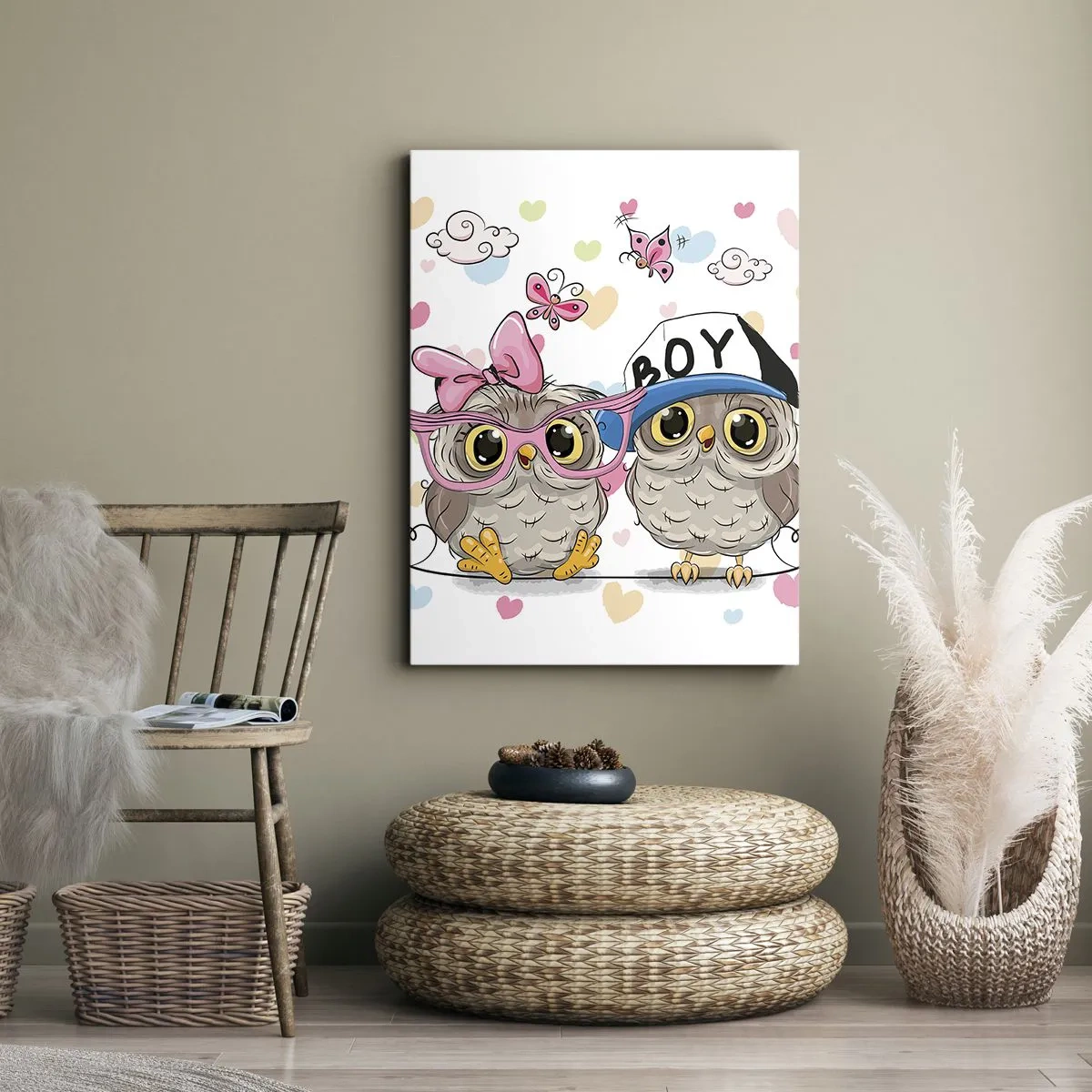 Canvastavla - Bild på duk - Låt oss älska varandra! - 50x70 cm