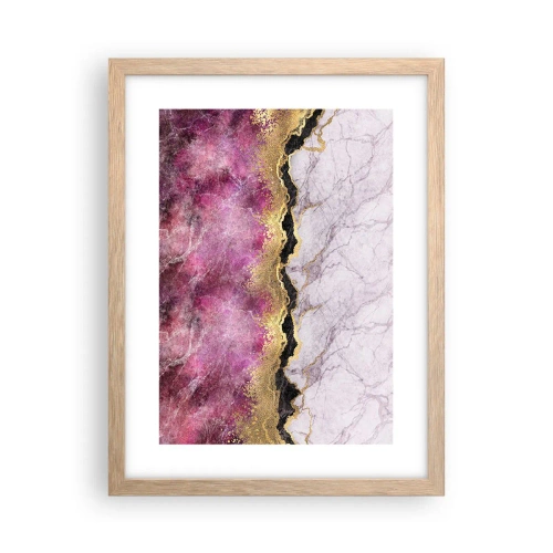 Affisch i ram av ljusek - På gränsen - 30x40 cm