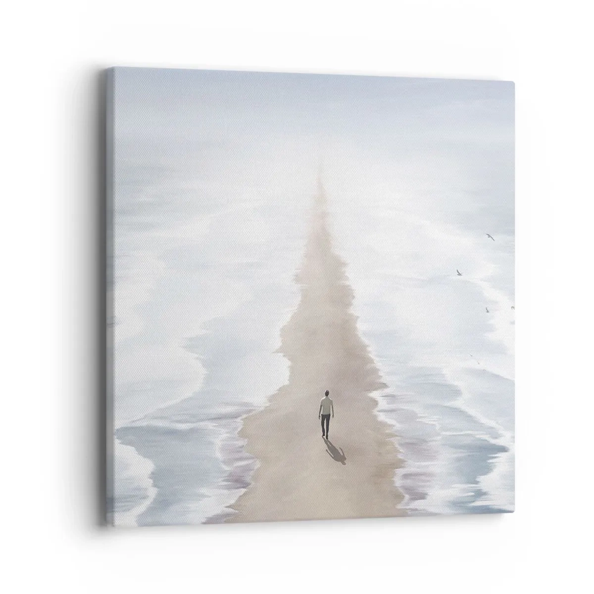 Canvastavla - Bild på duk - Ljus framtid - 40x40 cm