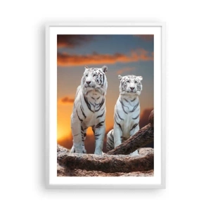 Affisch i vit ram - Helt som i Narnia - 50x70 cm