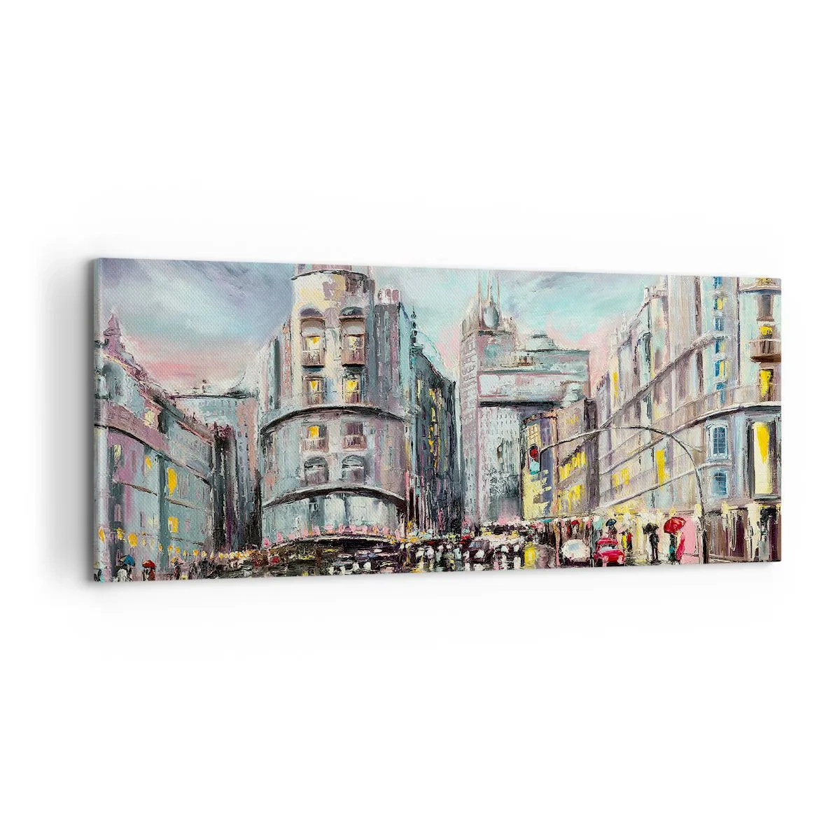 Canvastavla - Bild på duk - Det blir en lyckad kväll - 100x40 cm