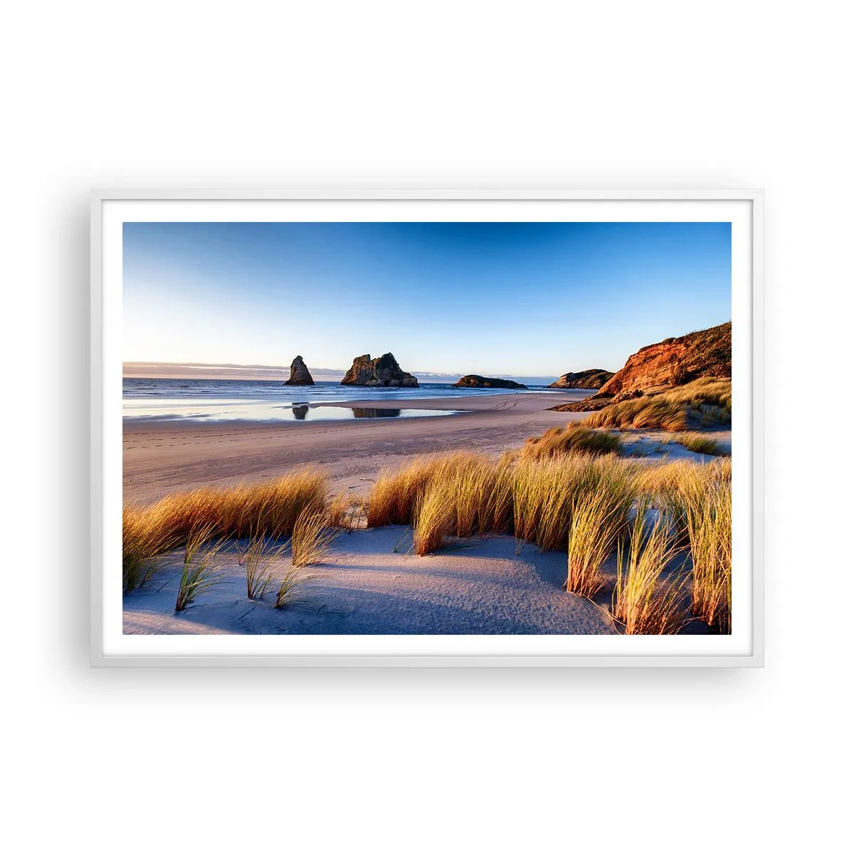 Affisch i vit ram - För fredssökare - 100x70 cm