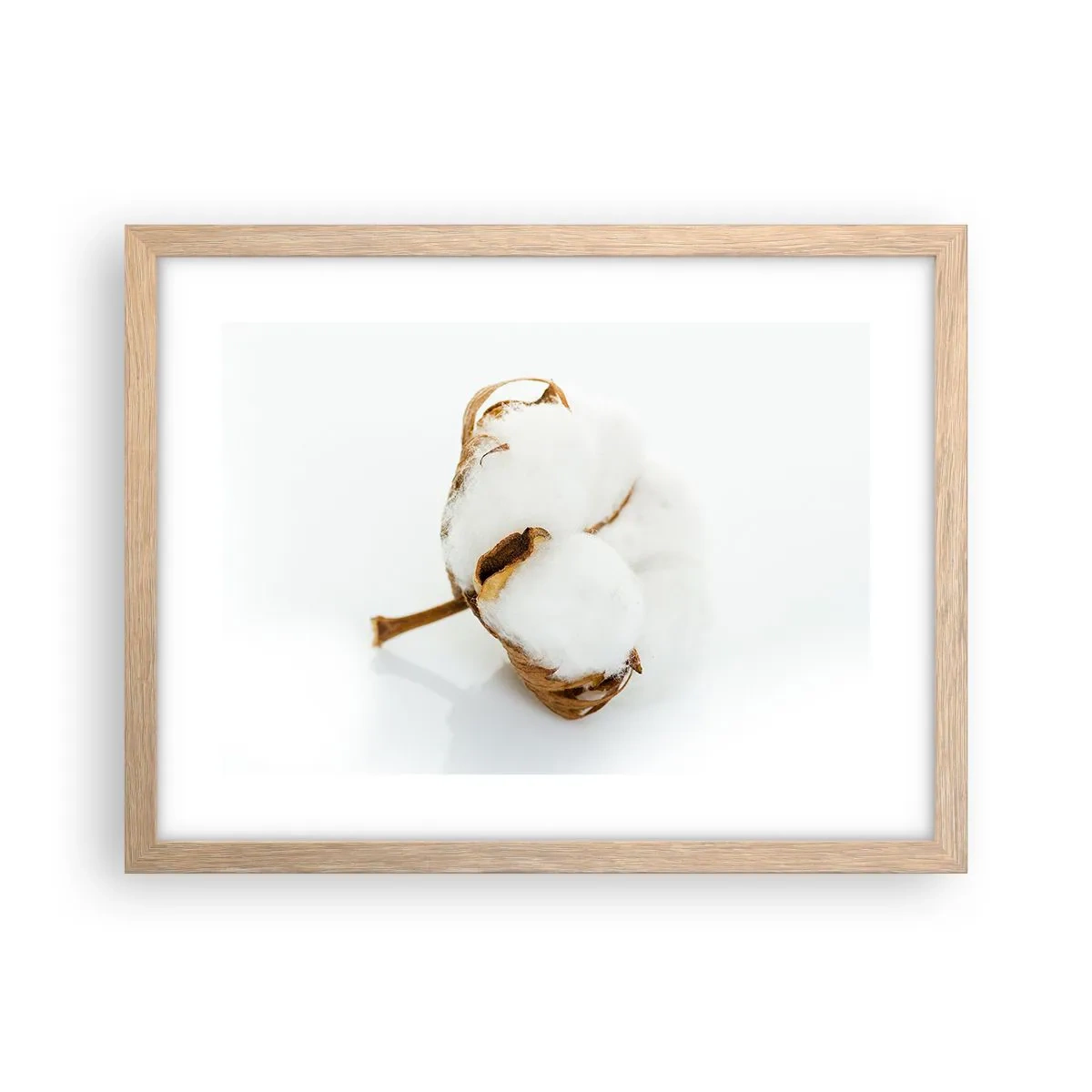 Affisch i ram av ljusek - Mjuk av naturen - 40x30 cm
