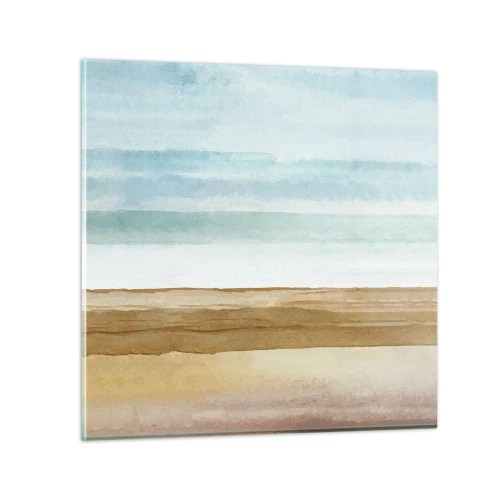 Glastavla - Bild på glas - Svalkande - 30x30 cm