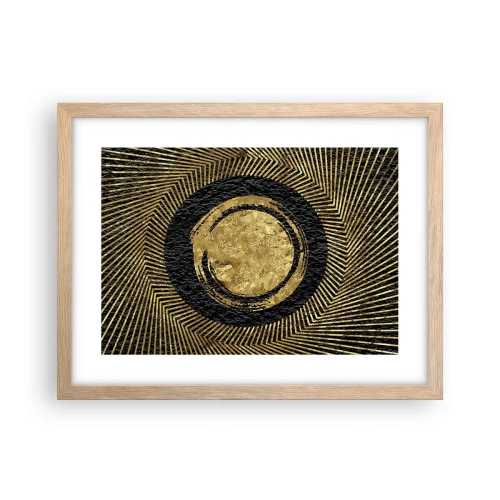 Affisch i ram av ljusek - Glamourös komposition - 40x30 cm
