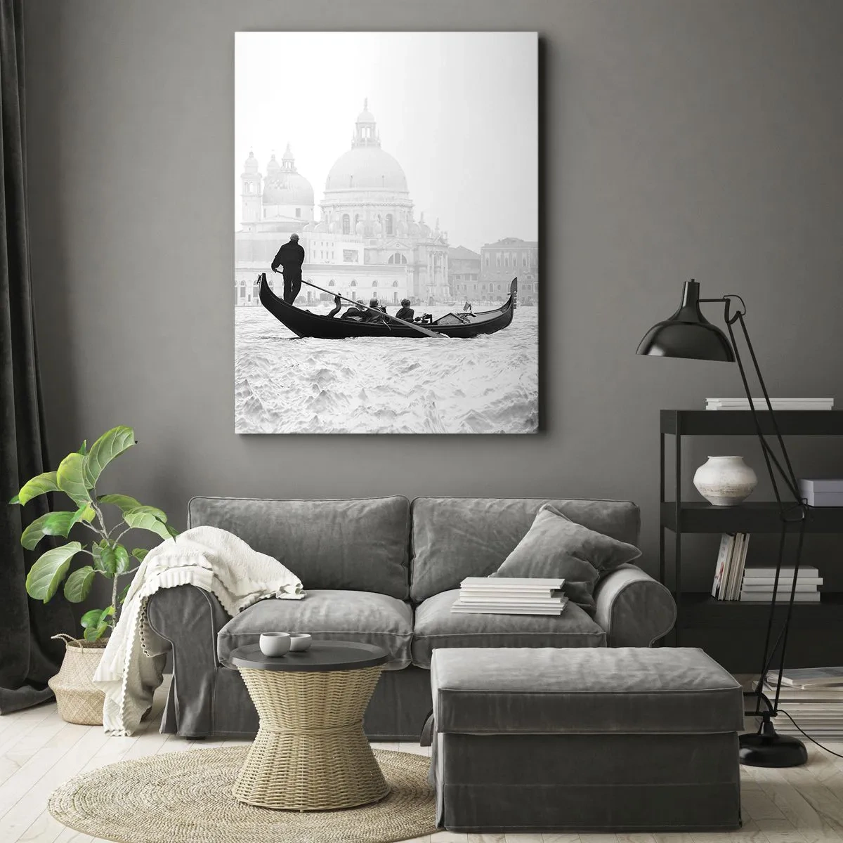 Canvastavla - Bild på duk - En resa till skönhetens källa - 65x120 cm