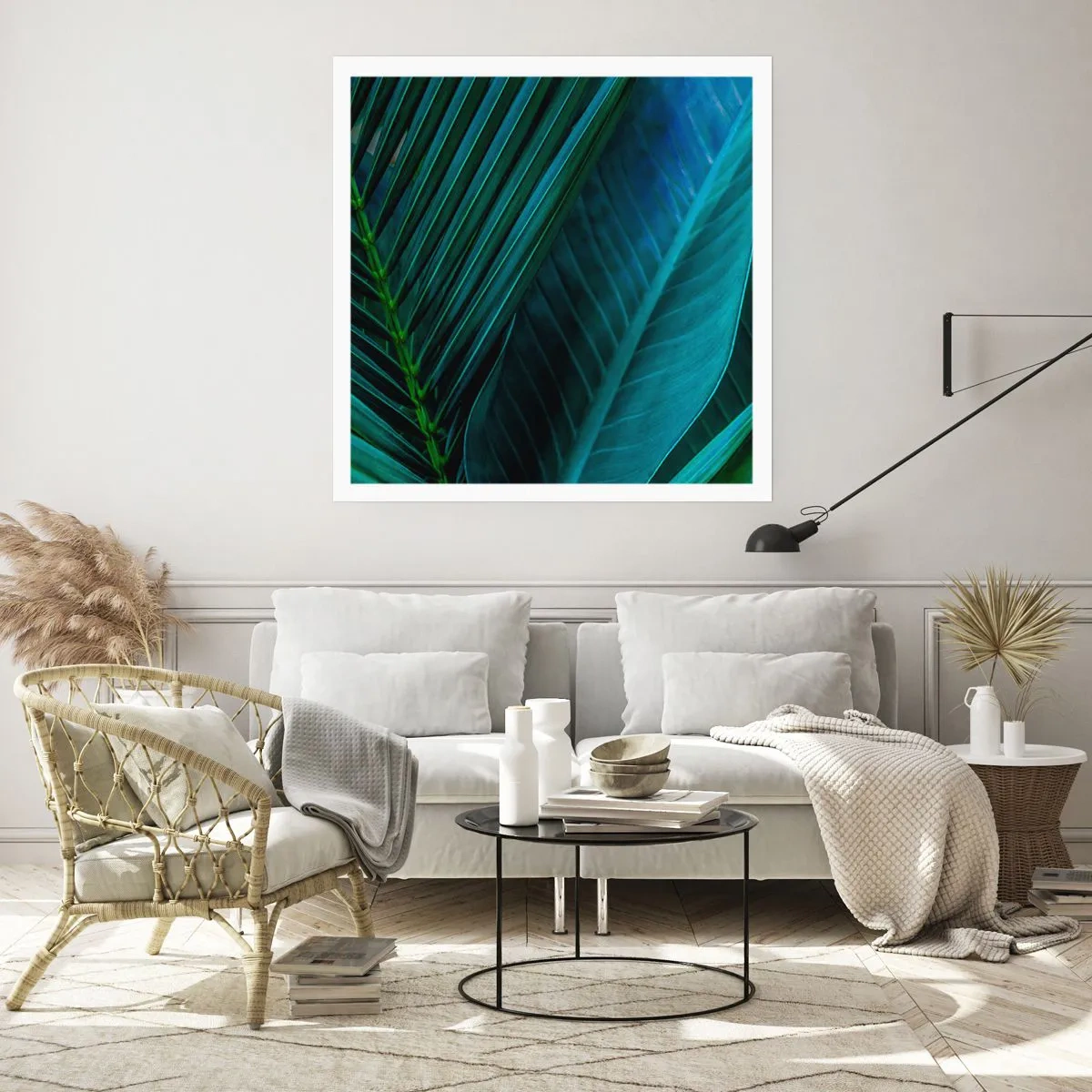 Affisch - Grönskans anatomi - 30x30 cm